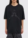 Thom Krom T-shirt Con Stampa In Black