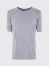 Thom Krom Short Sleeves Men T-shirt Worked In Gray