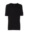 Thom Krom Contrast-stitch Short-sleeve T-shirt In Black