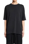 Thom Krom Stretch Cotton Modal Graphic T-shirt In Black
