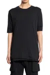 Thom Krom Stretch Cotton Modal Graphic T-shirt In Black