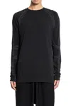 Thom Krom Stretch Cotton Modal Long Sleeve T-shirt In Animal Print