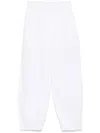 Thom Krom Tapered Trousers In 白色