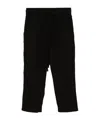 Thom Krom Elasticated Waistband Track Pants In Black