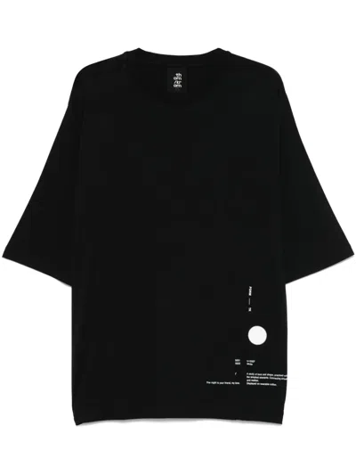 Thom Krom Text-print T-shirt In Black