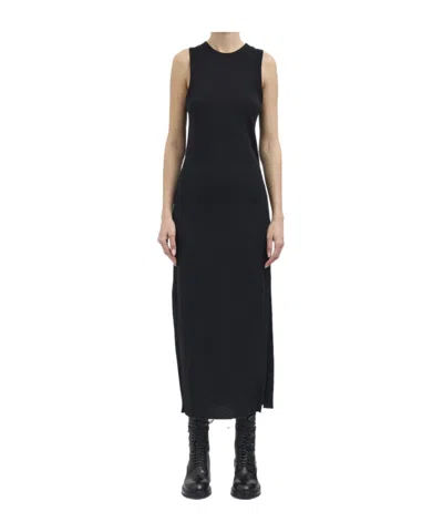 Thom Krom Textured Midi Dress In Black