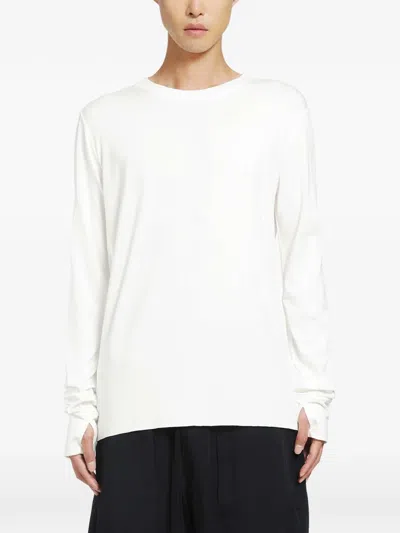 THOM KROM THUMB-SLOT LONG-SLEEVE T-SHIRT