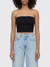 Thom Krom Gathered Bandeau Top In Black