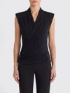 Thom Krom Draped Sleeveless Top In Black
