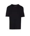 Thom Krom Contrast-stitch Short-sleeve T-shirt In Black