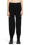 Thom Krom Drawstring Cuffed-hem Track Pants In Black