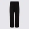 Thom Krom Elasticated-waist Straight-leg Trousers In Black