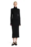 Thom Krom Turtleneck Dress With Hand Gaiters In Black