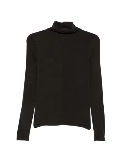 Thom Krom Turtleneck Long-sleeve Top In Black