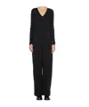 Thom Krom Tuta In Cotone Scollo A V In Black