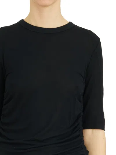 Thom Krom Ultra Light Crew Neck T Shirt In Black