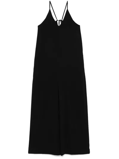 Thom Krom V-neck Jumpsuit In Black