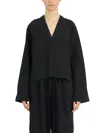 Thom Krom V-neck Long-sleeved Blouse