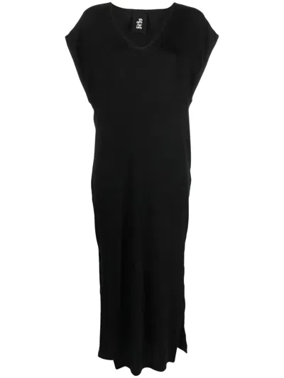 Thom Krom V-neck Midi Dress In Black