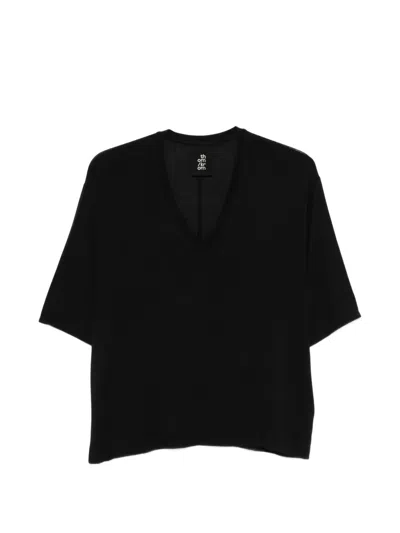 Thom Krom V-neck T-shirt In Black
