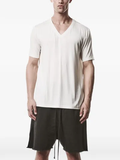 Thom Krom V-neck T-shirt In Neutral