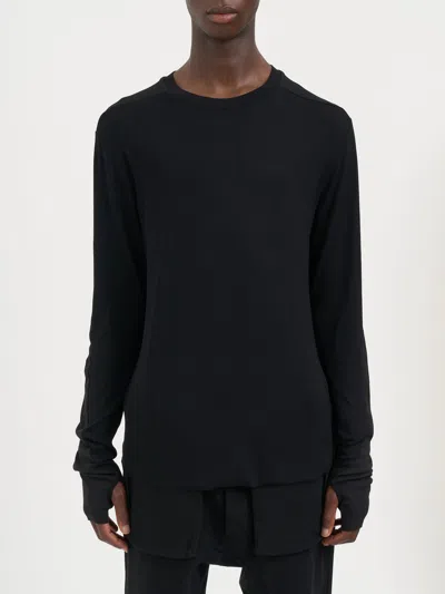 Thom Krom Viscose T-shirt L/s In Black