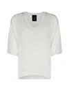 Thom Krom V-neck T-shirt In White