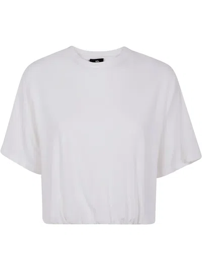Thom Krom Women Cropped T-shirt In White
