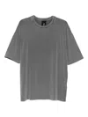 Thom Krom Washed-out Cotton T-shirt In Gray