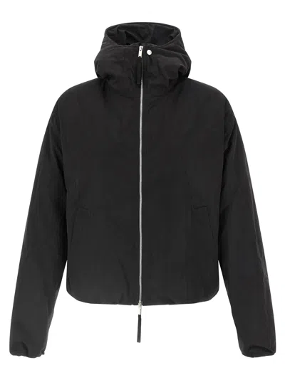 Thom Krom Water-repellent Cotton Blend Jacket In Black