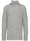 Thom Krom Whipstitch-detailing Sweater In Grey