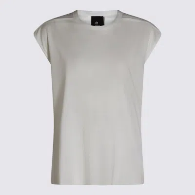 Thom Krom White Cotton Top In Gray