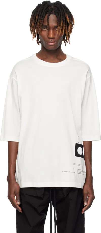 Thom Krom White M Ts 839 T-shirt In Off White