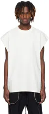 Thom Krom White Cotton Top In Off-white