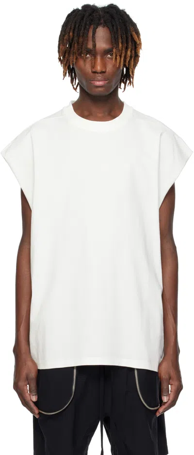 Thom Krom White Cotton Top In Off-white
