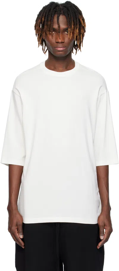 Thom Krom White M Ts 868 T-shirt In Off-white