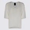 Thom Krom White Stretch Top In Neutral