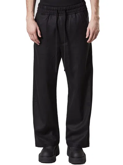 Thom Krom Wide-leg Casual Pants In Black