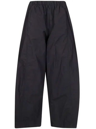 Thom Krom Wide Leg Trousers In Black