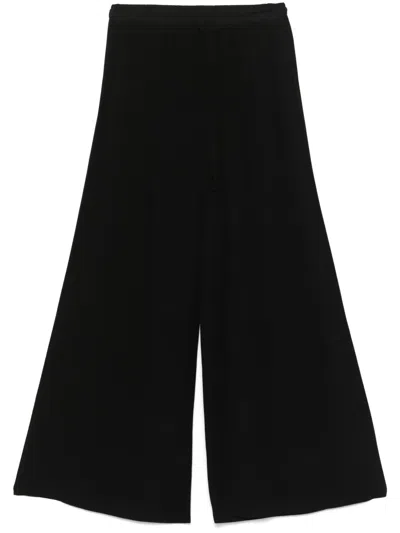 Thom Krom Wide Trousers In Black