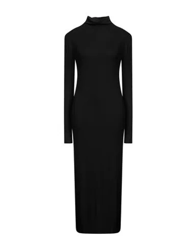 Thom Krom Woman Maxi Dress Black Size L Viscose, Elastane