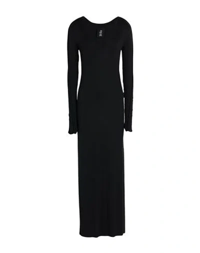 Thom Krom Woman Maxi Dress Black Size M Viscose, Elastane
