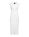 Thom Krom Woman Maxi Dress Off White Size M Cotton, Elastane
