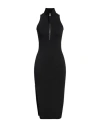 Thom Krom Woman Midi Dress Black Size M Cotton, Elastane In Black