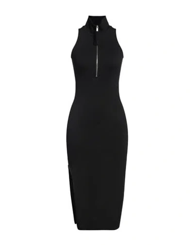 Thom Krom Woman Midi Dress Black Size M Cotton, Elastane