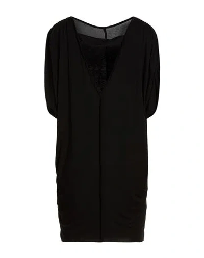 Thom Krom Woman Mini Dress Black Size S Viscose, Elastane