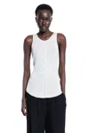Thom Krom Tank Tops In Off-white