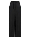 Thom Krom Woman Pants Black Size L Linen, Cotton, Polyamide, Elastane In Black