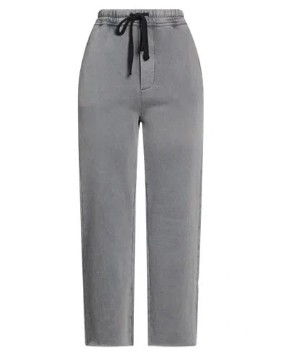 Thom Krom Woman Pants Grey Size S Cotton, Polyester In Gray