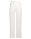 Thom Krom Woman Pants White Size M Linen, Cotton, Modal, Elastane In White